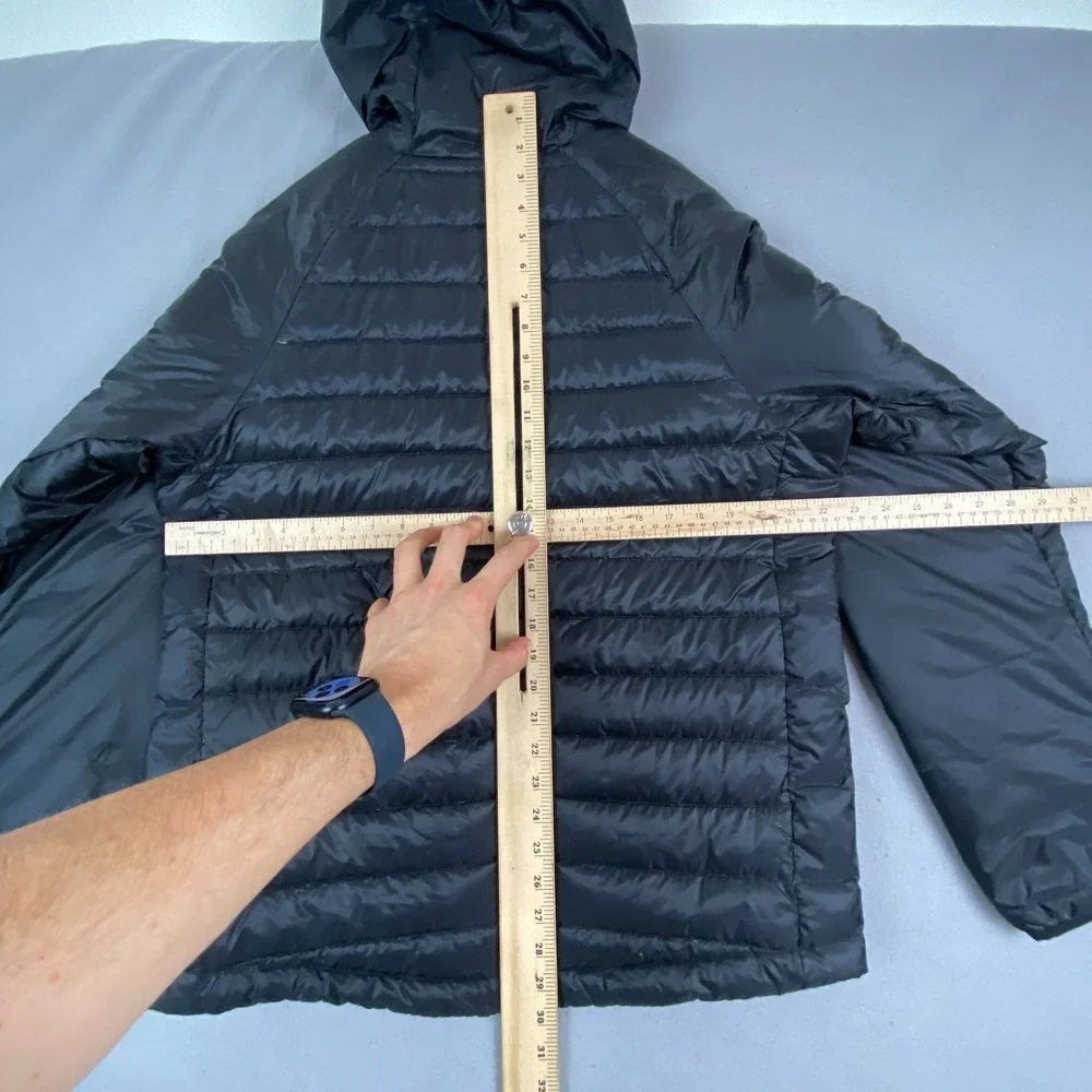 North Face Terra Jacket Mens M Black Puffer Hybrid Down Insulated